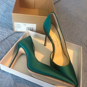 Jessica Simpson Teal Heels